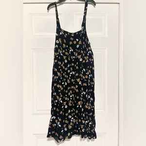Urban Outfitters Black Floral Dress Size L